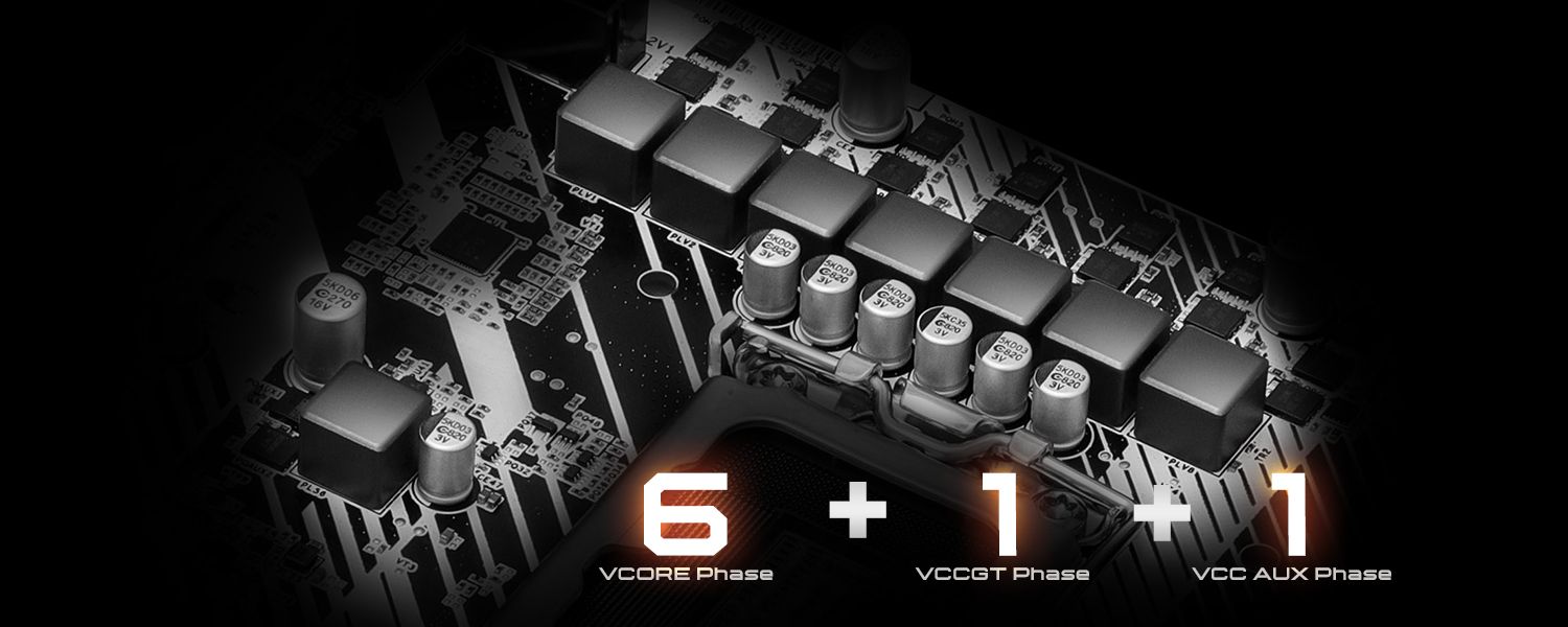 6+1+1 Power Phase Design